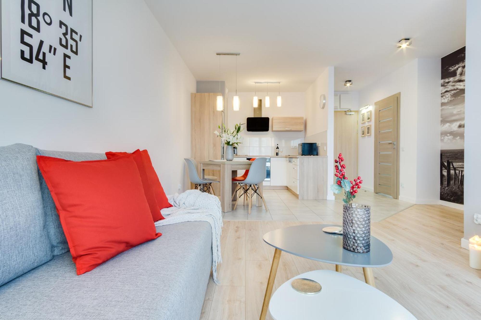 Elite Apartments Marine Cztery Oceany กดัญสก์ ภายนอก รูปภาพ